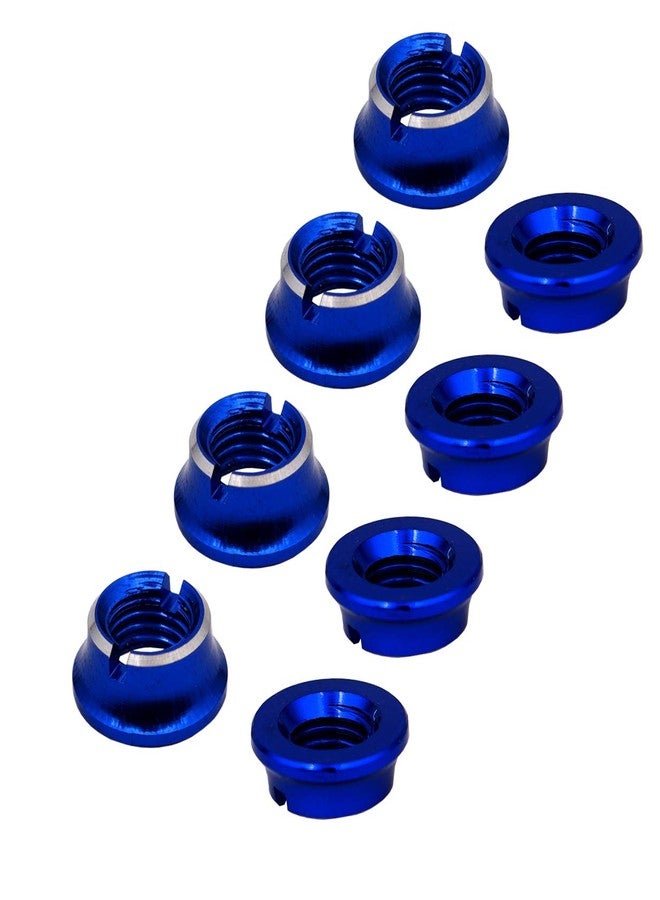 Treehobby 8PCS Aluminum Control Transmitter Switch Nuts & Installation Spanner Compatible with Futaba Remote Control JR/frsky Gear Switch nut Toggle Switch(Dack Blue) - Image 4